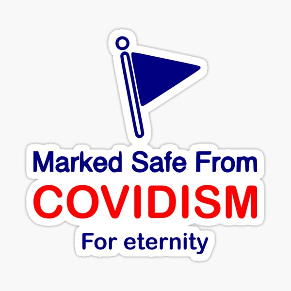 "MARKED SAFE" Sticker for Sale by SPACESHEEP0202 | Redbubble