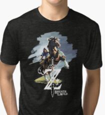 Zelda Breath of the Wild Tri-blend T-Shirt