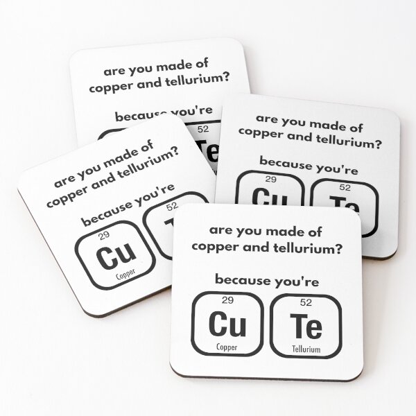 Item preview, You're Cute Science Joke designed and sold by Sci-Ninja-Blog.