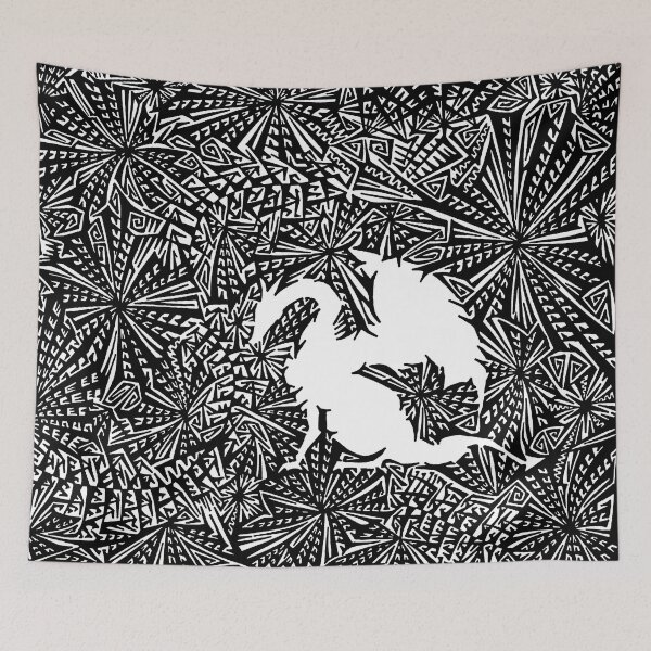 Item preview, dragon in the universe designed and sold by TanTrisTani.