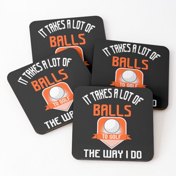 Item preview, It Takes A Lot Of Balls To Golf The Way I Do funny and sarcastic shirt for  golf player,  golf fans        designed and sold by XtraFlyAppare.