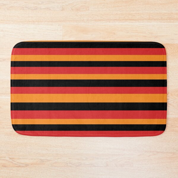 Item preview, Retro style striped print red orange and black designed and sold by DemonicGloom.