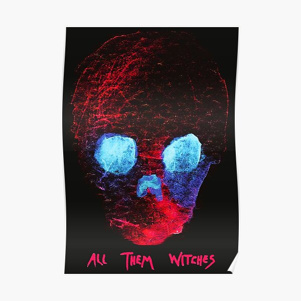 All them witches ATW red skull Poster