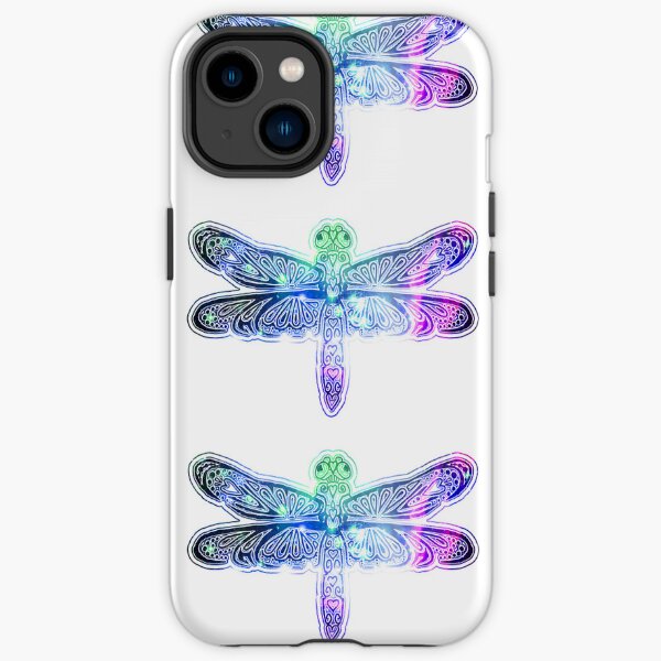 Stellar Dragonfly - Blue/Green/Violet iPhone Tough Case