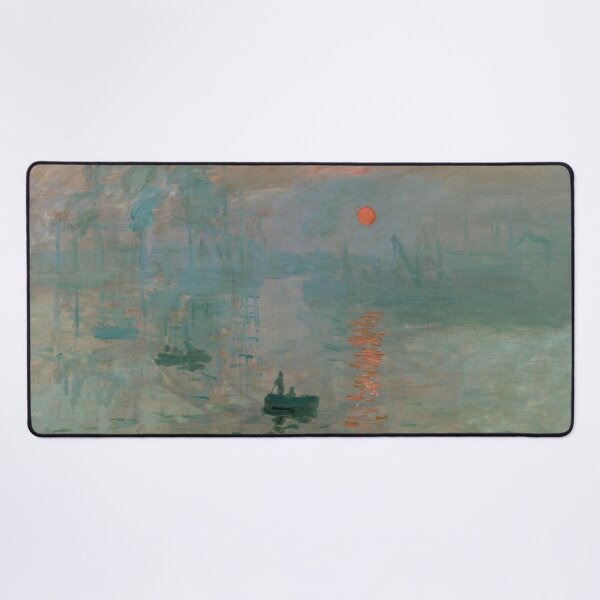 Claude Monet, French Painter - Impression, Sunrise Desk Mat