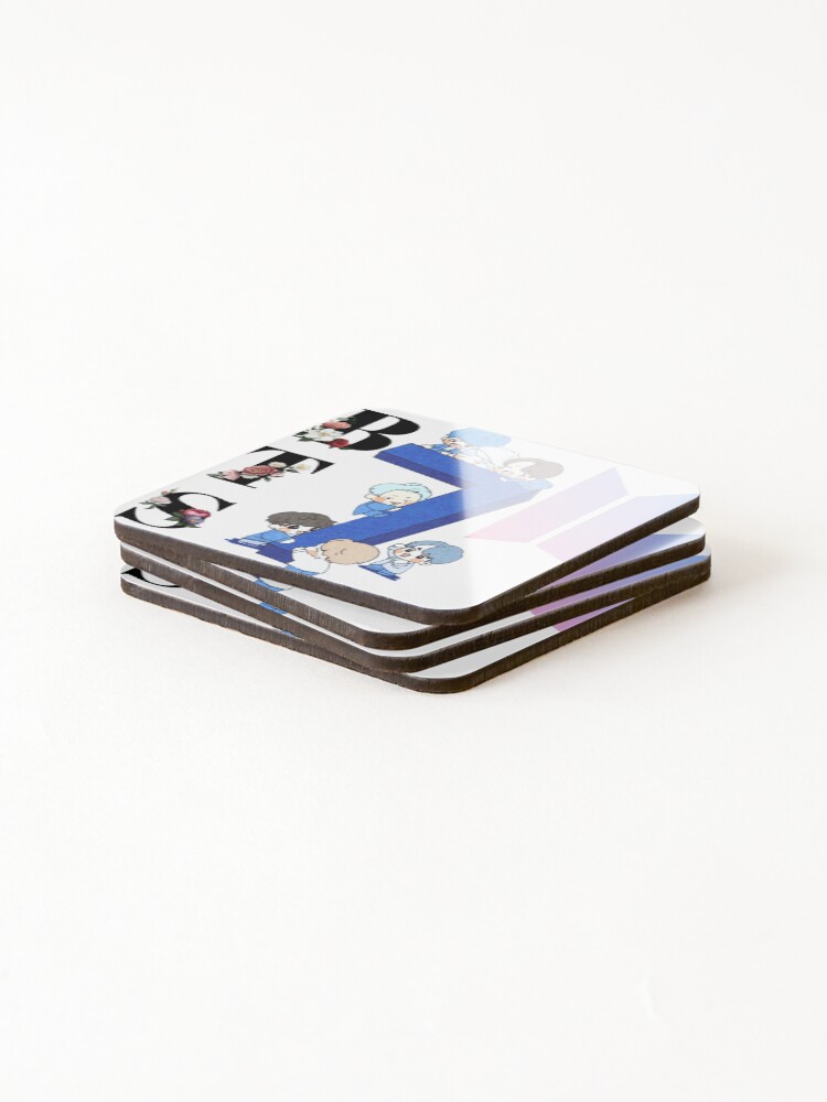 Thumbnail 4 of 5, Coasters (Set of 4), BTS FASHION designed and sold by Ricel.