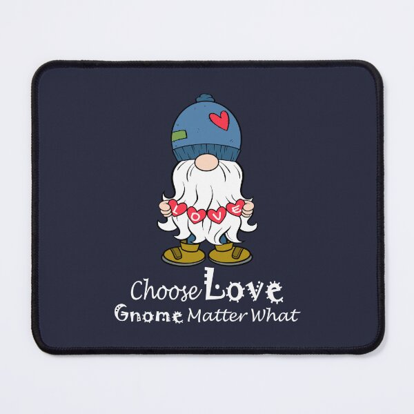 Item preview, Choose Love Gnome Matter What, Scruffy Gnome String of Hearts designed and sold by Itaya Art.