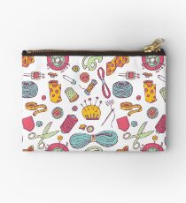 Sewing and needlework doodle pattern Studio Pouch