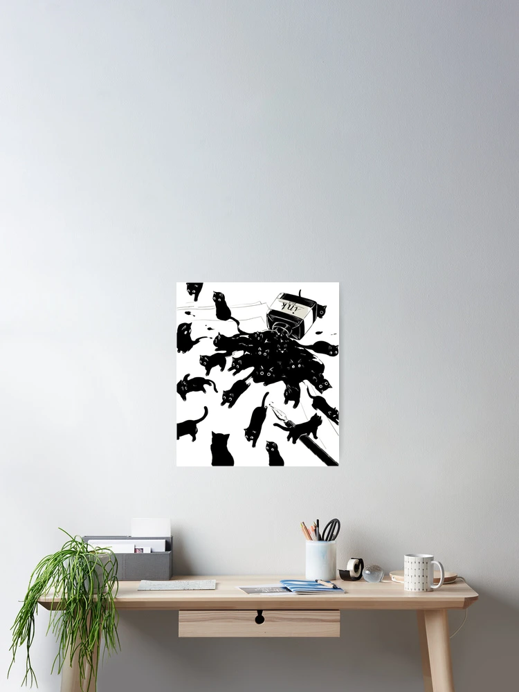 Thumbnail 2 of 3, Poster, Cat Ink designed and sold by BellaProject.