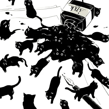 Artwork thumbnail, Cat Ink by BellaProject
