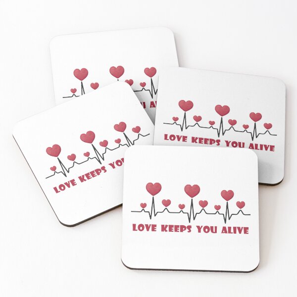 Item preview, LOVE KEEPS YOU ALIVE designed and sold by Valifer.