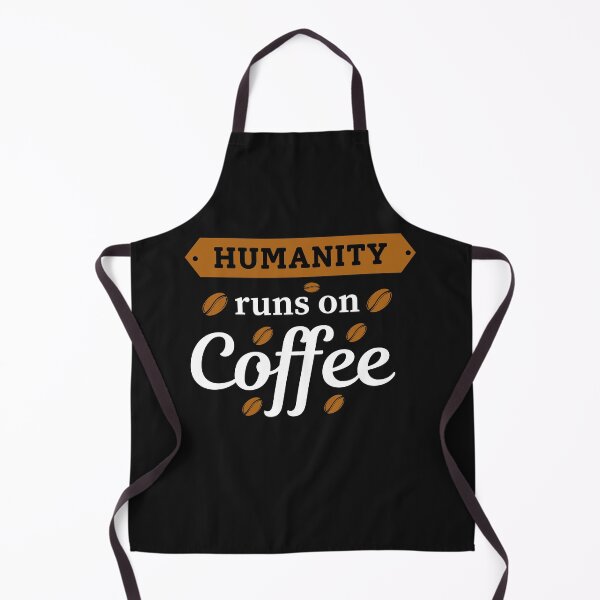 Item preview, Humanity runs on Coffee- Coffee quotes designed and sold by Rainbow Designs.