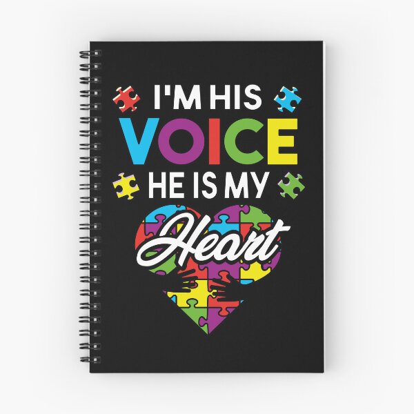 Item preview, I'm His Voice He is My Heart, Autism Awareness Mom Gift designed and sold by SaliDesigner.