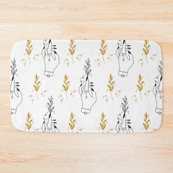 Item preview, Botanical Magic Hands Pattern designed and sold by SpaceEnhance.