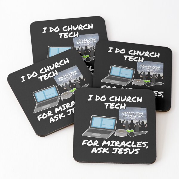 Item preview, I Do Church Tech For Miracles Ask Jesus designed and sold by doodlerob.