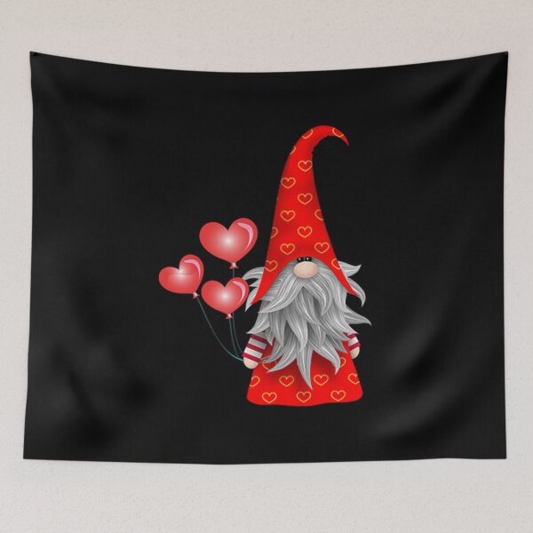 Item preview, Valentine Gnome With Hearts Clipart  designed and sold by flashdeals70.