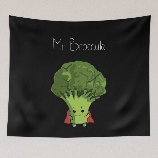 Item preview, Mr.Broccula Cute Little Broccoli designed and sold by BigFatMistake.