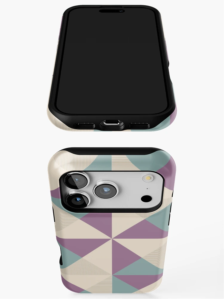 Thumbnail 3 of 4, iPhone Case, Argang, Abstract Triangular Geometric Pattern designed and sold by BesanoStyle.