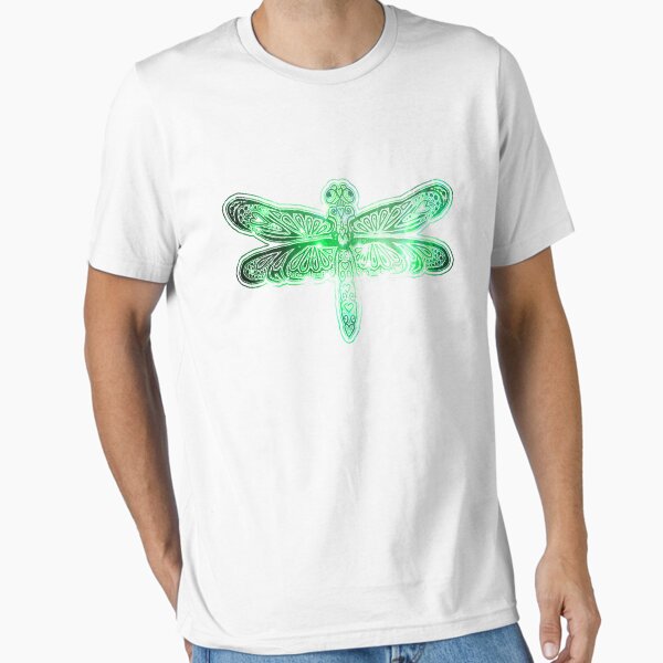 Stellar Dragonfly - Green Essential T-Shirt