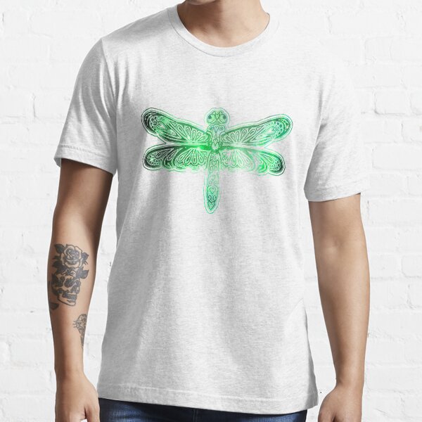 Stellar Dragonfly - Green Essential T-Shirt