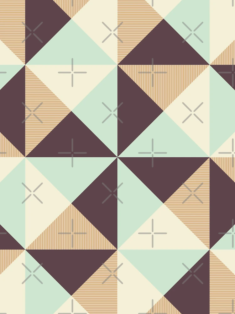 Thumbnail 4 of 4, iPhone Case, Argang, Abstract Triangular Geometric Pattern designed and sold by BesanoStyle.