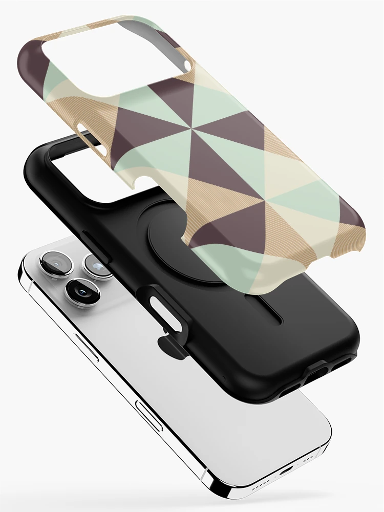 Thumbnail 2 of 4, iPhone Case, Argang, Abstract Triangular Geometric Pattern designed and sold by BesanoStyle.