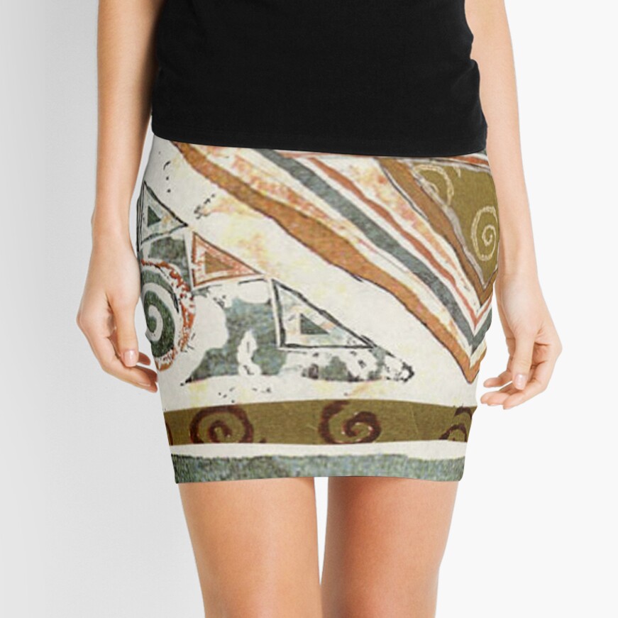 Aztec Swirl Mini Skirt