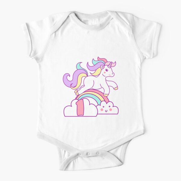 unicorn first birthday onesie