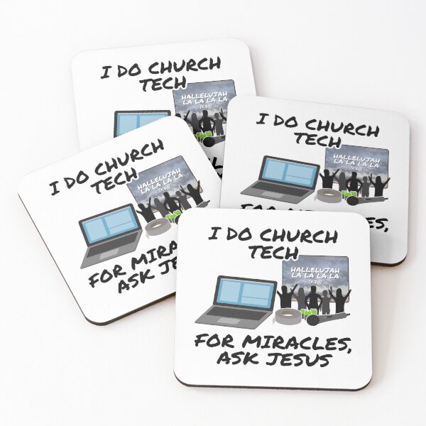 Item preview, I Do Church Tech For Miracles Ask Jesus designed and sold by doodlerob.