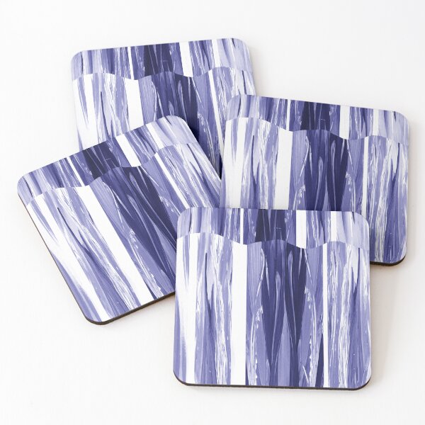 Item preview, Abstract Purple Blue Very Peri Contemporary Modern Interior Design IV designed and sold by Irina Sztukowski.