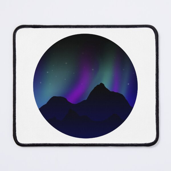 Item preview, Northern Lights Over Mountains designed and sold by Creations-By-Em.