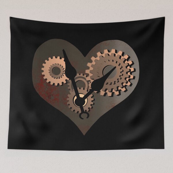 Item preview, Steampunk heart, clock, gears, steampunk clothing, mechanics designed and sold by Kirei-Lily.