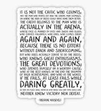 Inside The Arena Stickers Redbubble photograph relating to The Man in the Arena Printable identified as Inside The Arena Stickers Redbubble