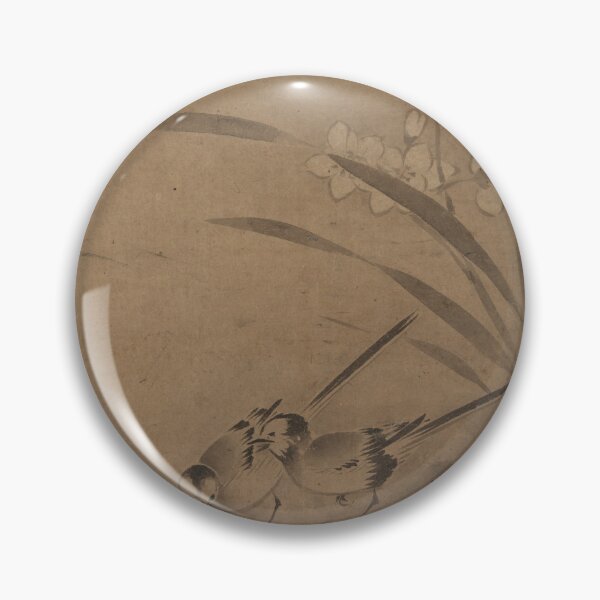 Item preview, Wagtails and Narcissus -  designed and sold by japanese-ukiyoe.