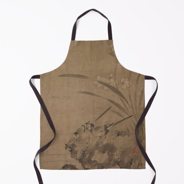 Item preview, Wagtails and Narcissus -  designed and sold by japanese-ukiyoe.