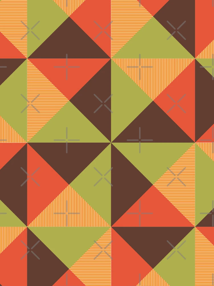 Thumbnail 4 of 4, iPhone Case, Argang, Abstract Triangular Geometric Pattern designed and sold by BesanoStyle.