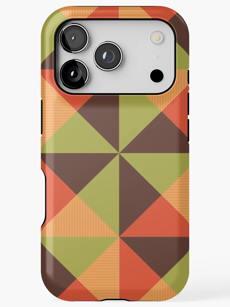 Thumbnail 1 of 4, iPhone Case, Argang, Abstract Triangular Geometric Pattern designed and sold by BesanoStyle.