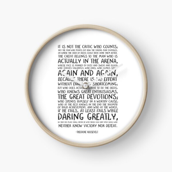 Item preview, Motivational quote, Quote print Printable art, Office quote print, Theodore Roosevelt quote, Inspirational quote designed and sold by Nathan Moore.