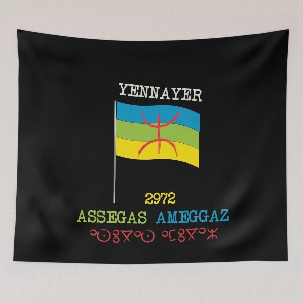 Item preview, Happy New Year Amazigh Yennayer 2972 2022 Imazighen Flag  designed and sold by pedrored369.