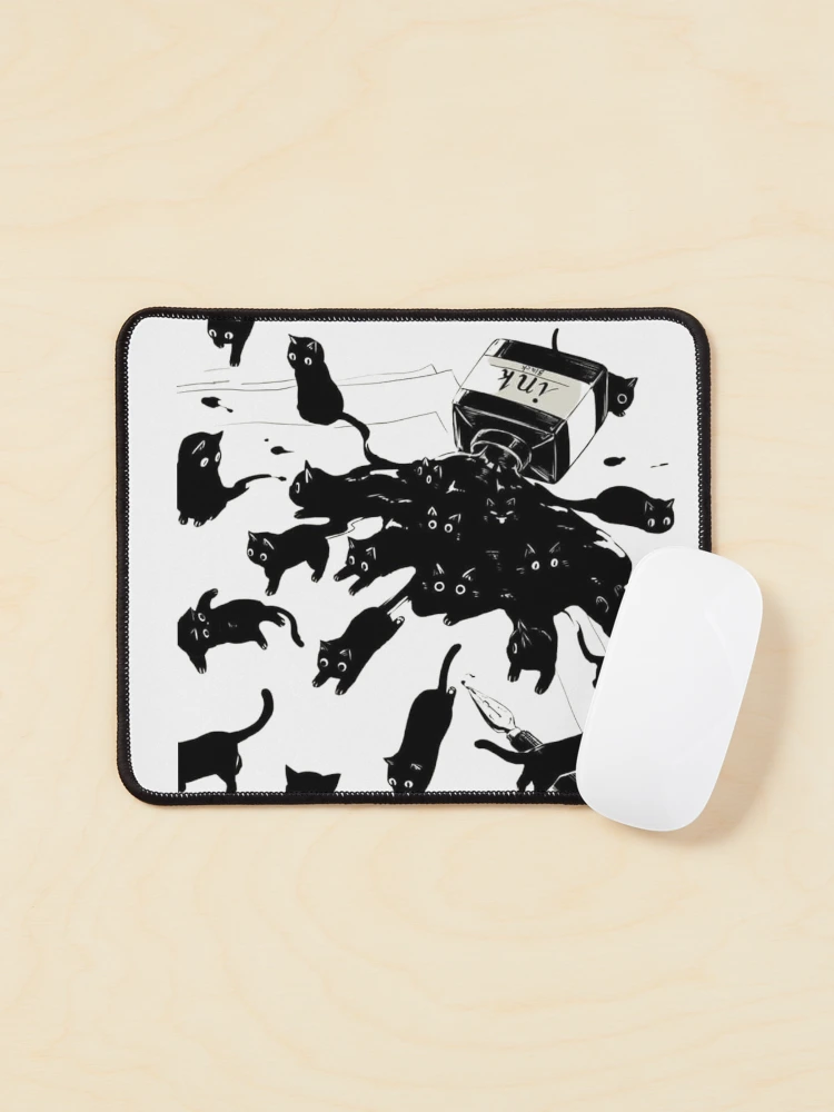 Thumbnail 1 of 5, Mouse Pad, Cat Ink designed and sold by BellaProject.