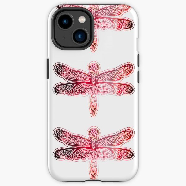 Copy of Stellar Dragonfly - Red iPhone Tough Case