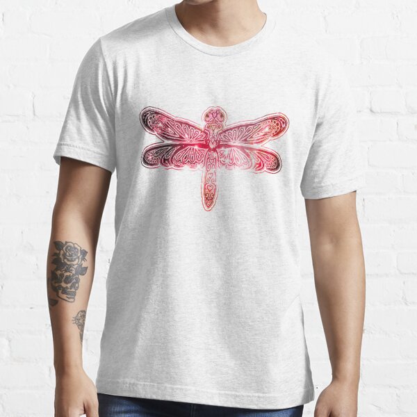 Copy of Stellar Dragonfly - Red Essential T-Shirt