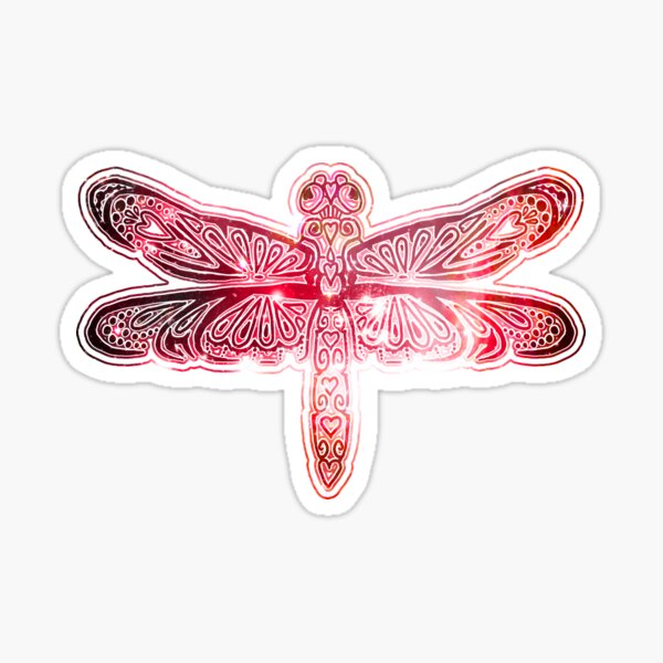 Copy of Stellar Dragonfly - Red Sticker