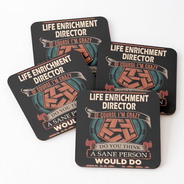 Item preview, Life Enrichment Director T Shirt - Sane Person Job Gift Item Tee designed and sold by vonnie38uo.