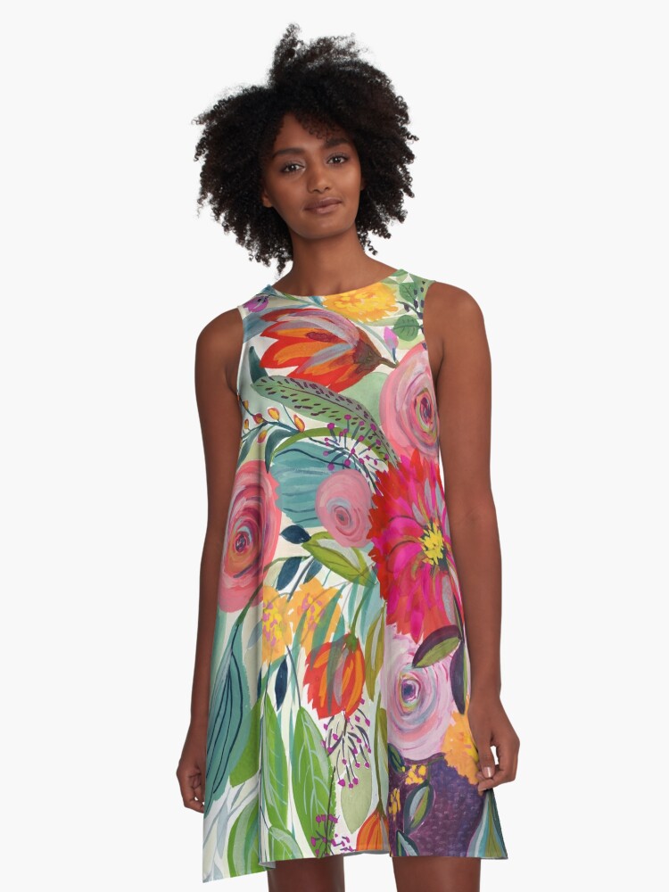 Hope Blooms A-Line Dress for Sale by Suzanne Allard