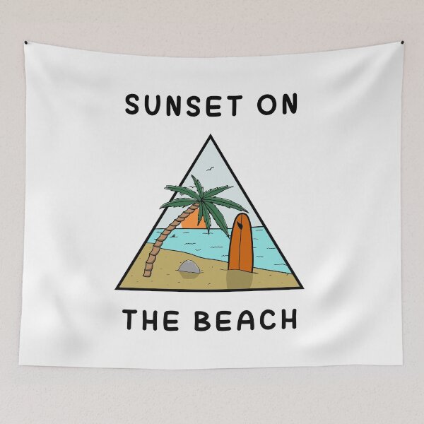 Item preview, sunset on the beach designed and sold by WilArt02.
