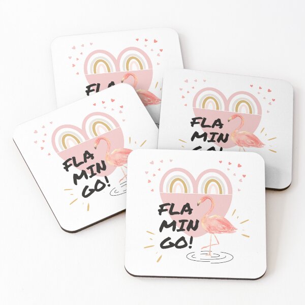 Item preview, Flamingo with Heart Rainbow, Flamingo Lover, Gift Idea designed and sold by singRsong.
