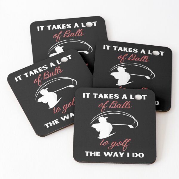 Item preview, Mens It Takes A Lot Of Balls To Golf The Way I Do Humorous Golf   designed and sold by XtraFlyAppare.