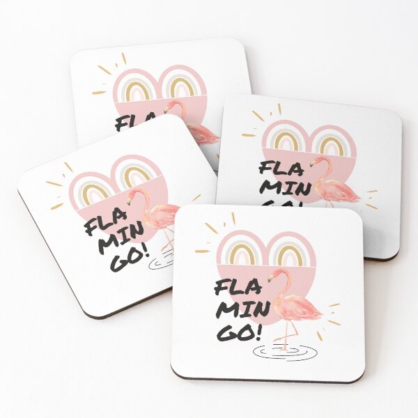 Item preview, Flamingo with Heart Rainbow, Flamingo Lover, Gift Idea designed and sold by singRsong.