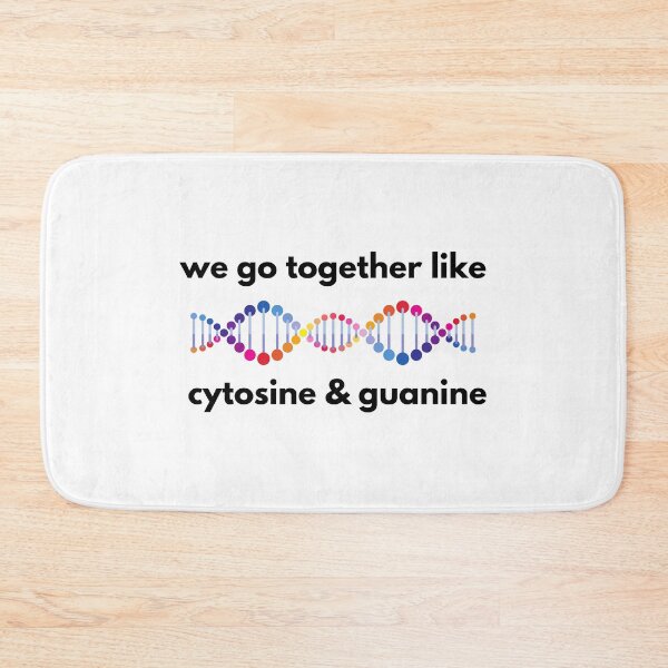 Item preview, Cytosine and Guanine Science Couples Joke designed and sold by Sci-Ninja-Blog.